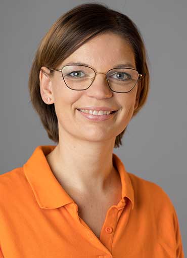 Antje Fuchs, medizinische Fachangestellte und Praxismanagerin in der Hausarztpraxis Dr. med. Marion Kurzweil in Potsdam